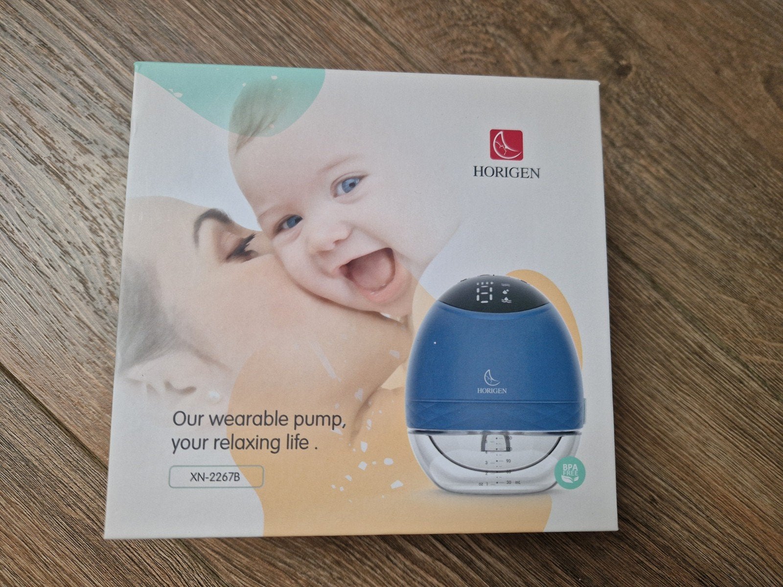 Horigen Draagbare Borstkolf - Dubbelzijdig & Handsfree, Ophalen, Gebruikt, Draagbaar, Borstkolf