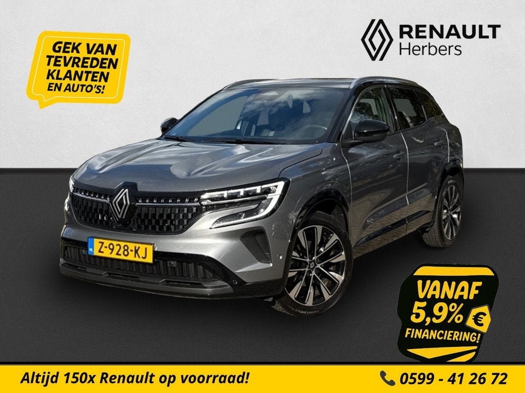 Renault Austral 1.3 mild hybrid techno EDC AUTOMAAT / PANORA, Euro 6, 4 cilinders, Leder en Stof, Austral