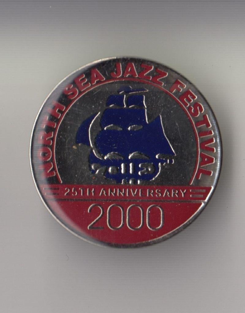 Nort Sea Jazz Festival pin Den Haag, Gebruikt, Niet vindbaar, Niet vindbaar, Speldje of Pin