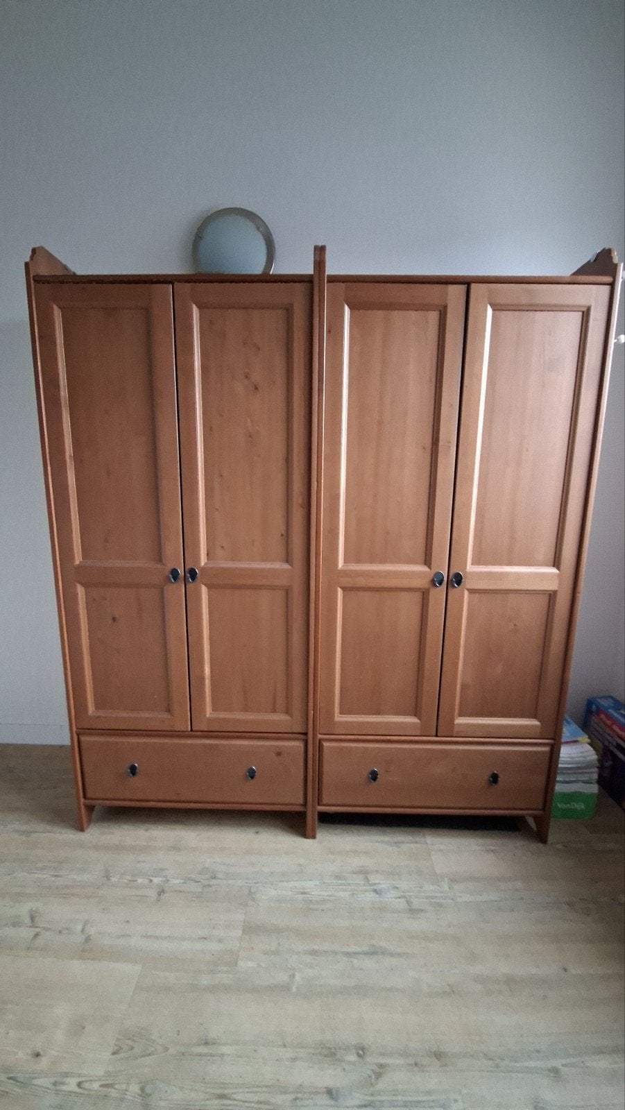 IKEA Leksvik Kledingkast met planken en lade, Ophalen, Gebruikt, Met lade(s), 50 tot 100 cm