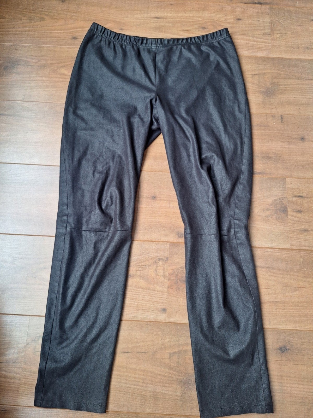 Elegante suedine legging van Ladress - Maat XXL, Legging, Zwart, Overige maten, Ophalen of Verzenden