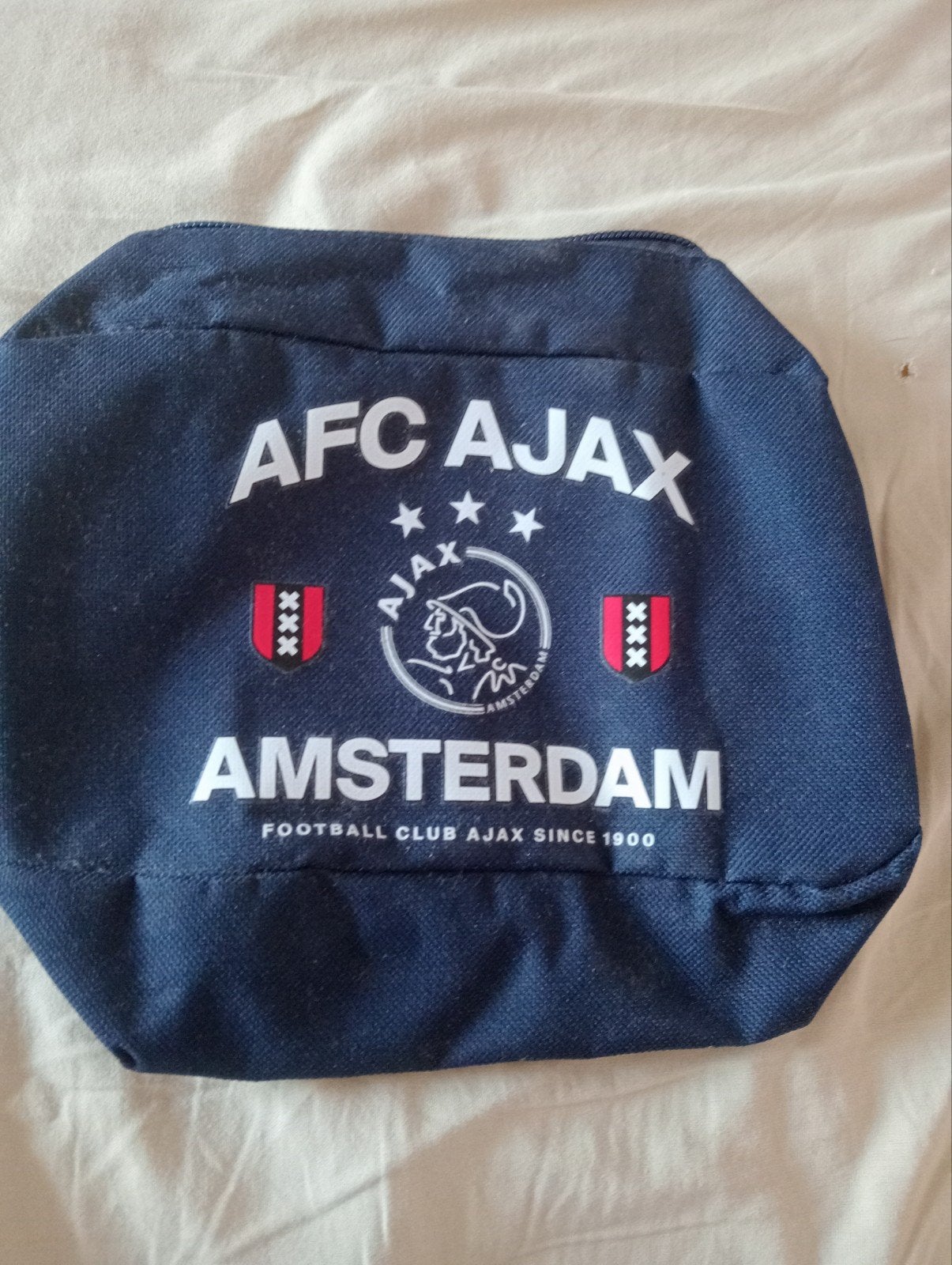 Ajax Toilettas Navy zgan, Ophalen of Verzenden, Zo goed als nieuw, Blauw, Heer of Dame