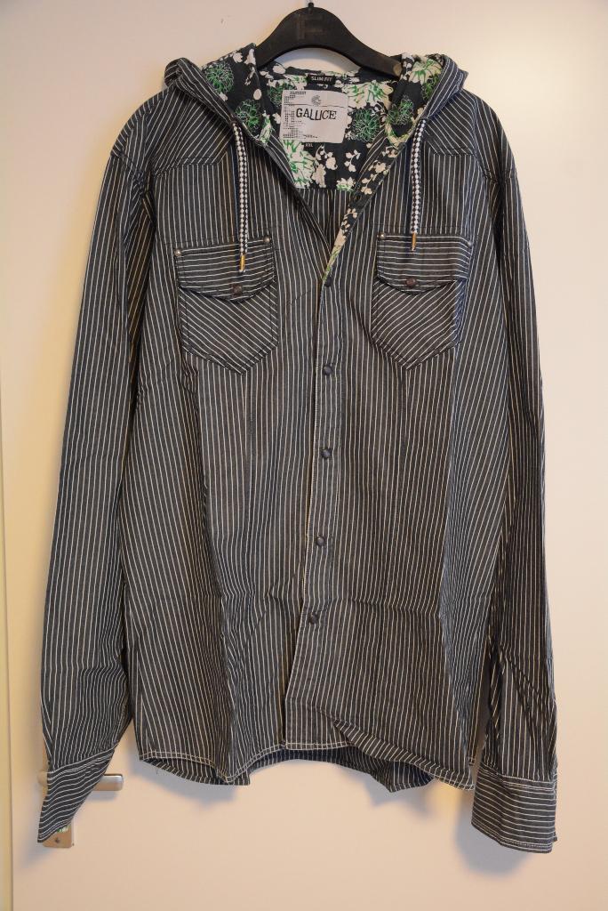 Nieuwe overhemd GALLICE., Ophalen of Verzenden, Nieuw, Zwart, Overige halswijdtes