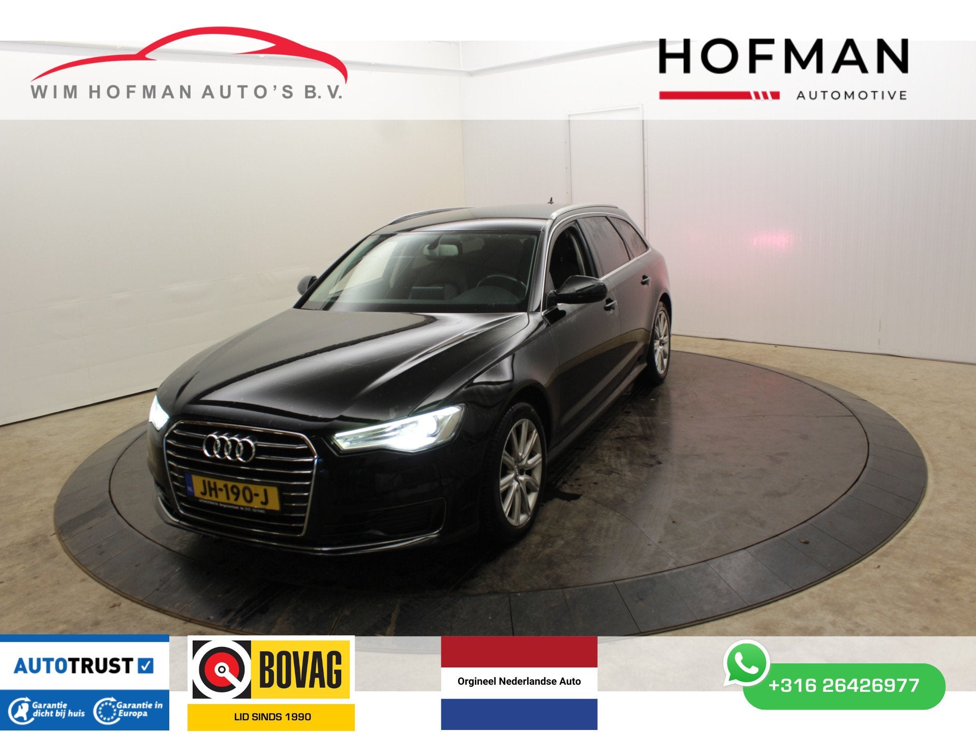 Audi A6- 2.0 TDI Premium Export netto excl BTW excl BPM, 150 pk, Diesel, Onderhoudsboekje, Navigatiesysteem