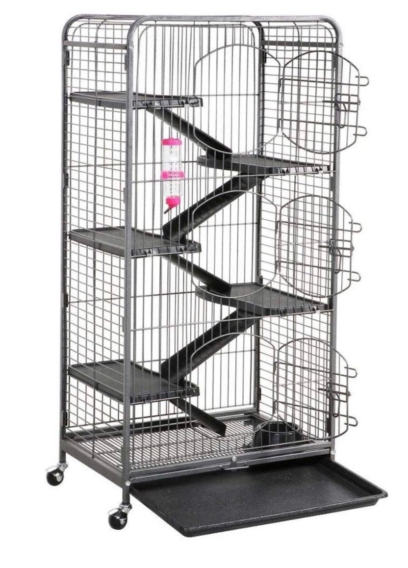 Metalen knaagdierenkooi, voor hamster, ratten of als volière, Dieren en Toebehoren, Knaagdieren en Konijnen | Hokken en Kooien