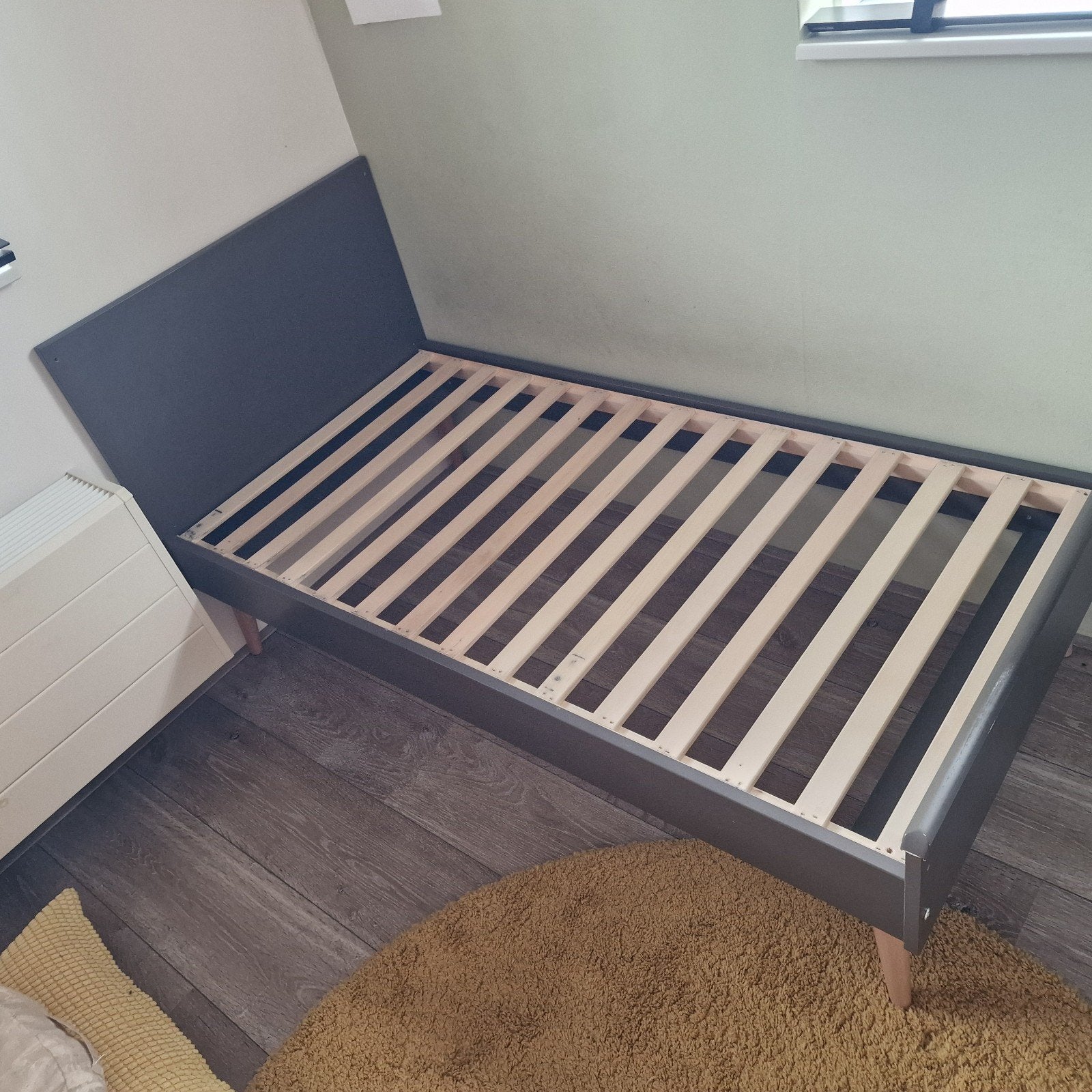Meegroeibed Quax Cocoon Moss (140x70), Ophalen, Gebruikt, 190 cm of minder, Hout