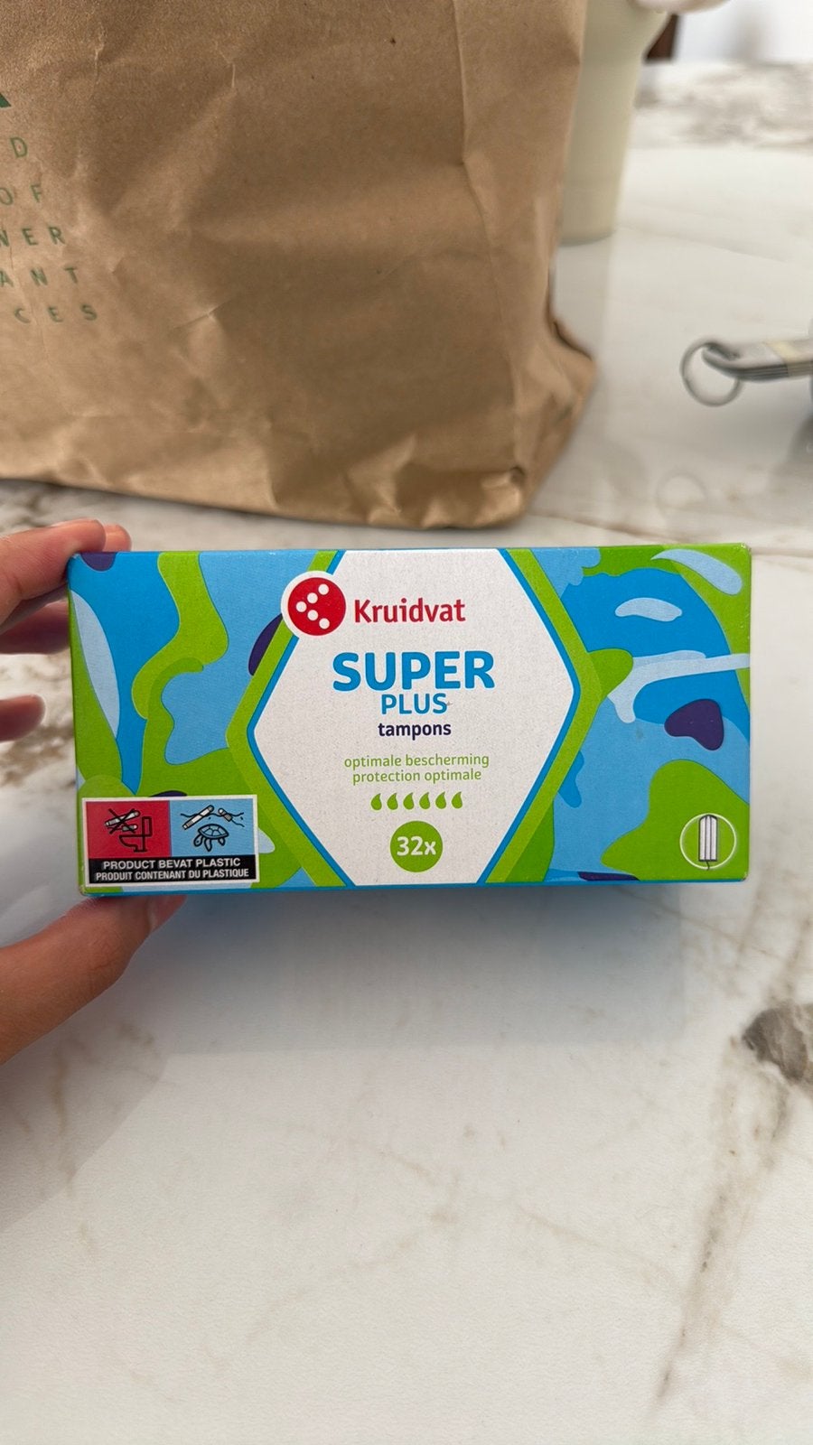 Gratis Tampons doosje is nog dicht, Ophalen, Overige typen