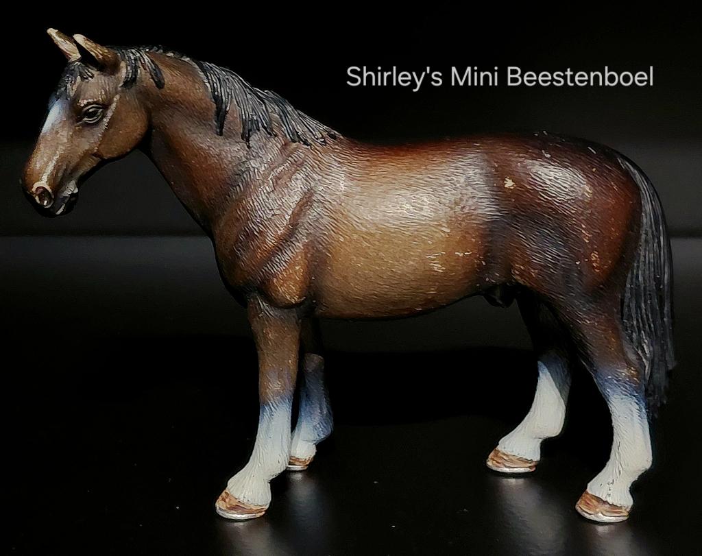 schleich hannoveraan hengst, Ophalen of Verzenden, Gebruikt, Paard, Beeldje of Figuurtje