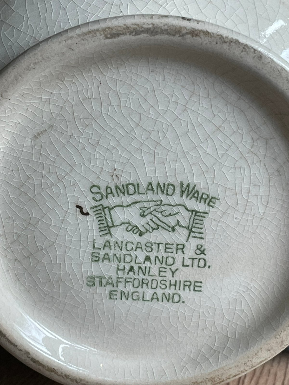 Sandland Ware milk jug, Ophalen