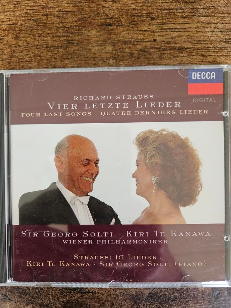 Richard Strauss: Vier Letzte Lieder - Kiri Te Kanawa CD, Ophalen of Verzenden, Modernisme tot heden, Zo goed als nieuw, Vocaal