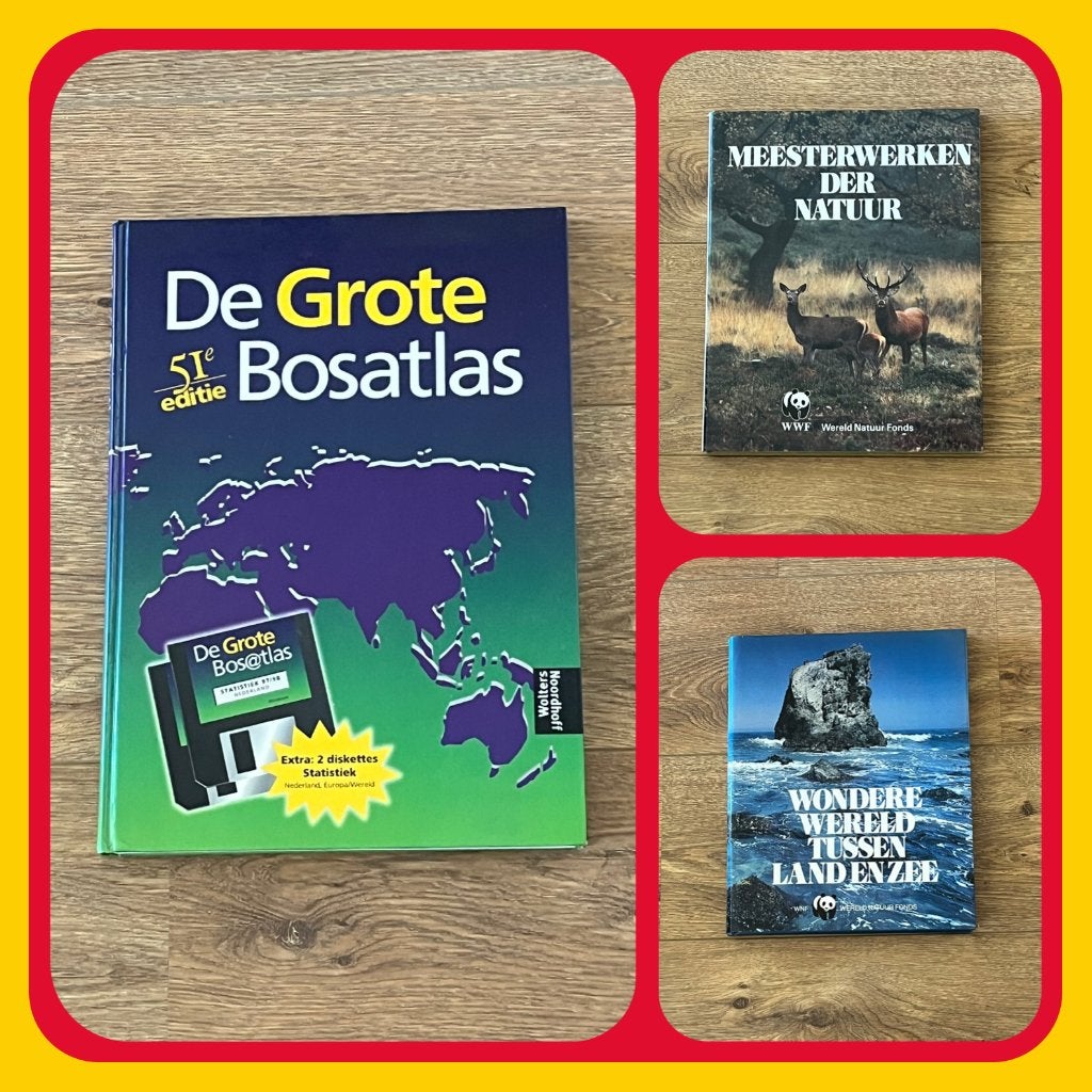 057. Grote Bosatlas / natuur Boeken WNF Wereld Natuur Fonds, Ophalen of Verzenden, Zo goed als nieuw, Natuur algemeen