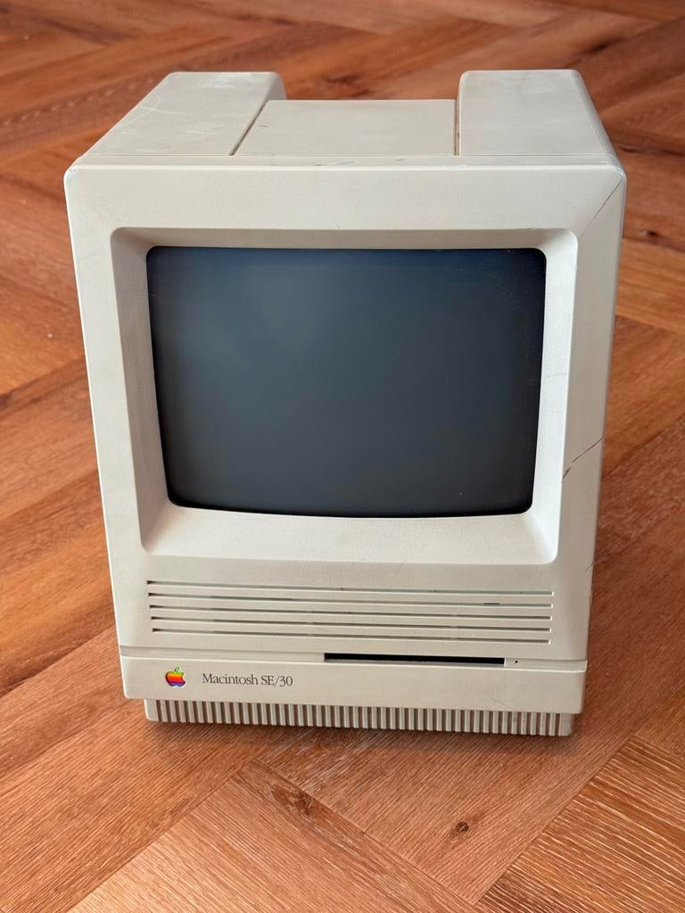 Apple Macintosh SE/30 Vintage Apple Compute, Computers en Software, Ophalen of Verzenden