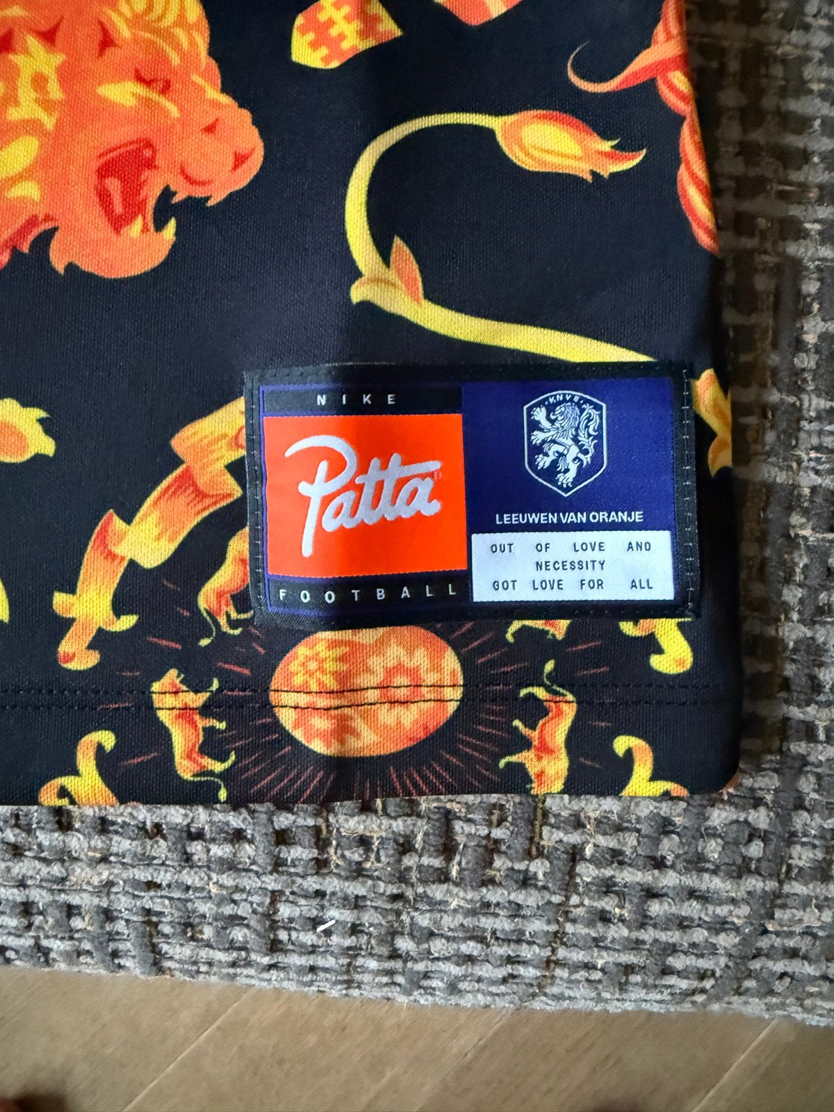 Patta x Nike Leeuwen van Oranje voetbalshirt maat M, Zwart, Nieuw, Overige maten, Ophalen of Verzenden