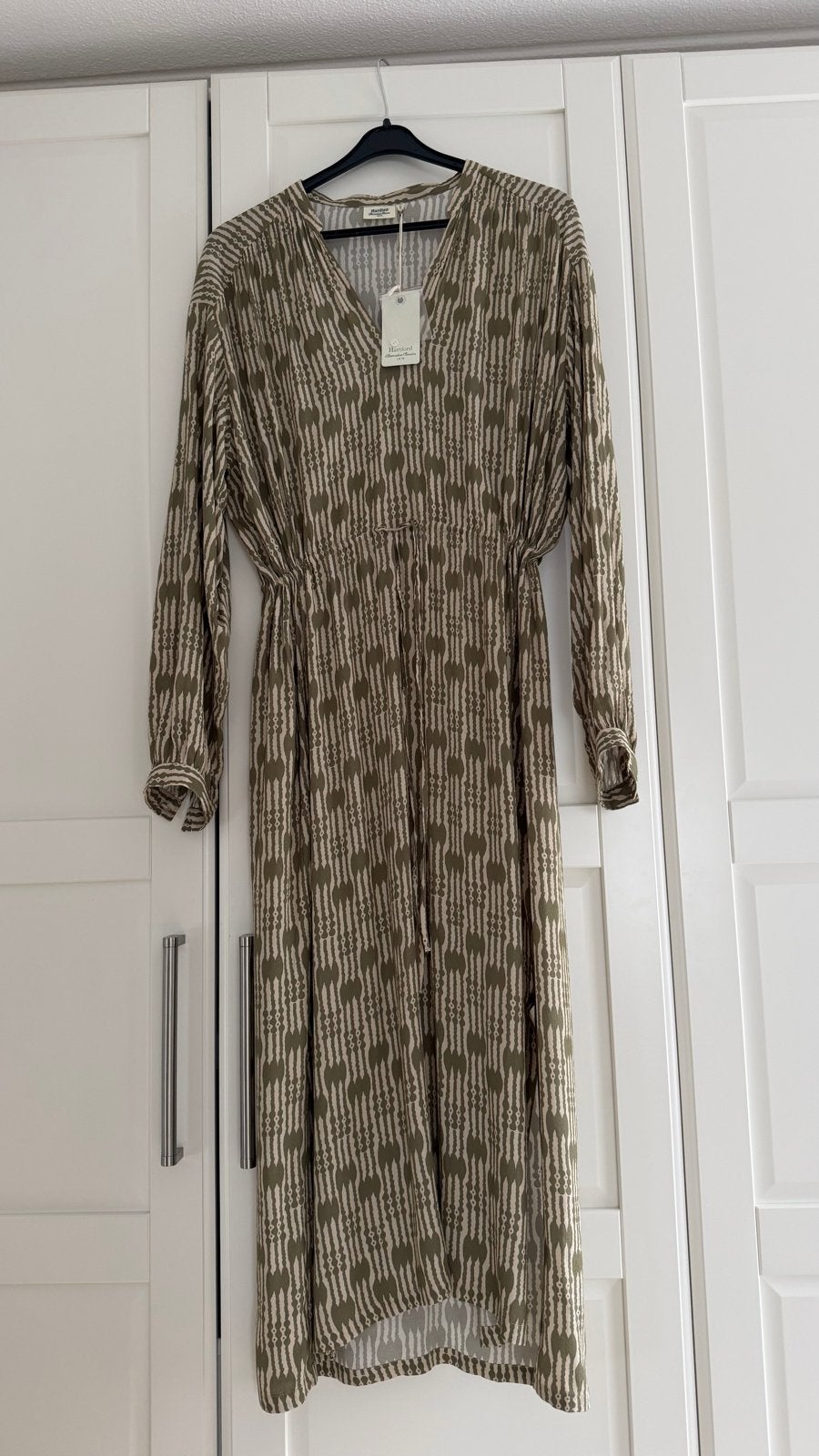 Harford, Nieuwe viscose jurk met print, maat 2, Kleding | Dames, Jurken, Maat 38/40 (M), Nieuw, Ophalen of Verzenden, Onder de knie