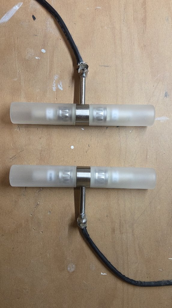 Spiegelverlichting - badkamerverlichting klembaar, Ophalen, Zo goed als nieuw, G9, Overige stijlen