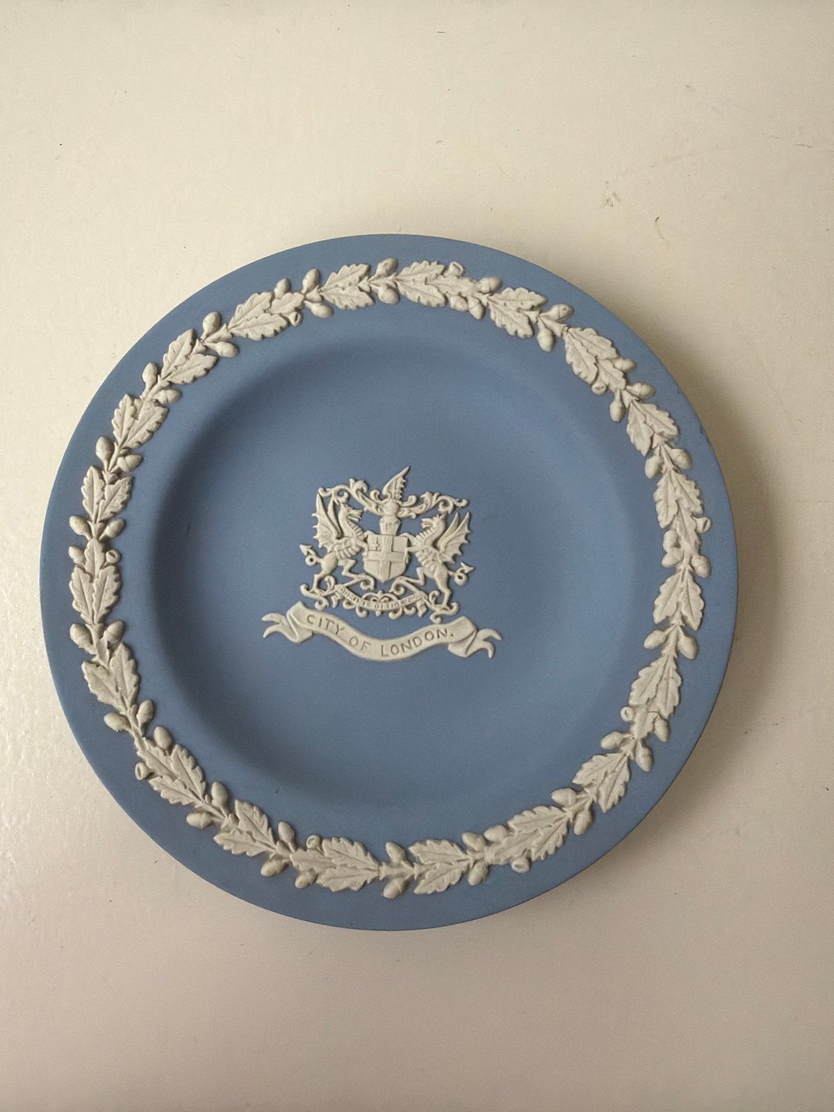 Wedgwood Jasperware 'City of London' sierbordje - 11 cm, Ophalen of Verzenden