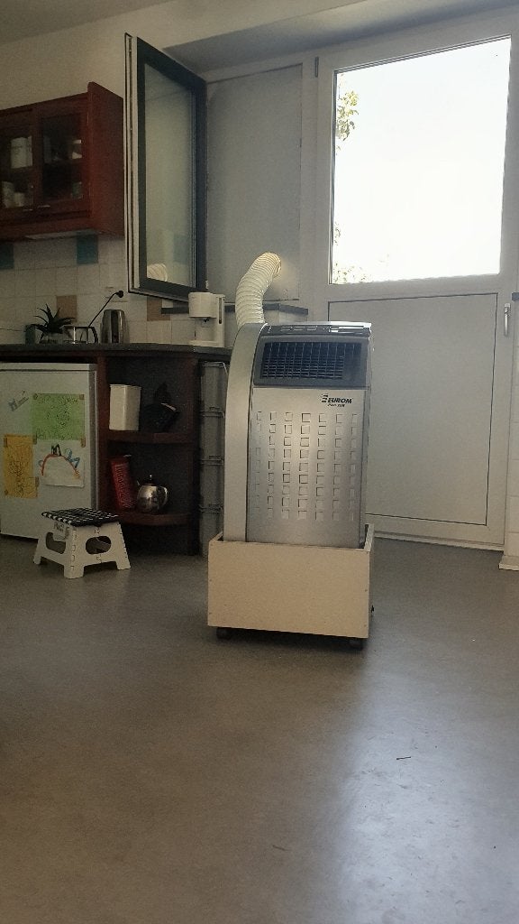 mobiele airco, Ophalen, Gebruikt, Koelen en Ontvochtigen, Minder dan 60 m³