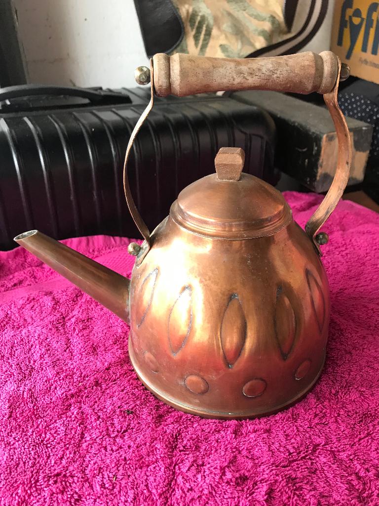 Theepot, Ophalen, Koper
