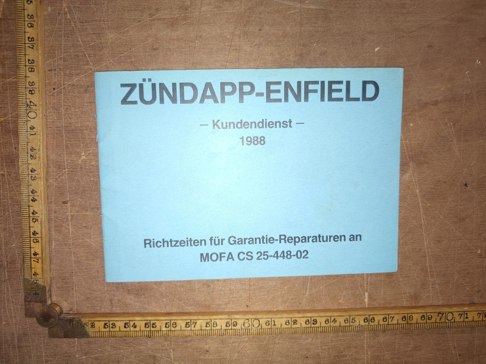 Zündapp Enfield reparatie tijden boekje, Ophalen of Verzenden, Zo goed als nieuw