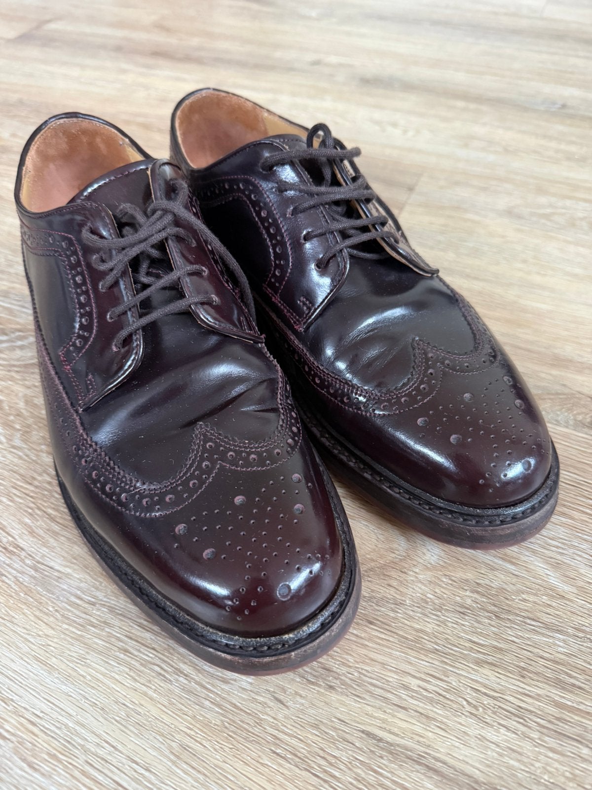 Bordeaux leren veterschoenen – Melvin & Hamilton Grant 2, Overige kleuren, Ophalen of Verzenden, Gedragen, Veterschoenen