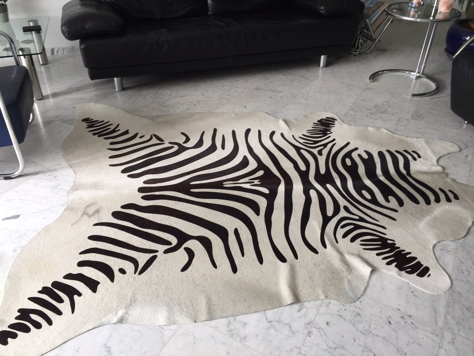 Zebra huid, Ophalen
