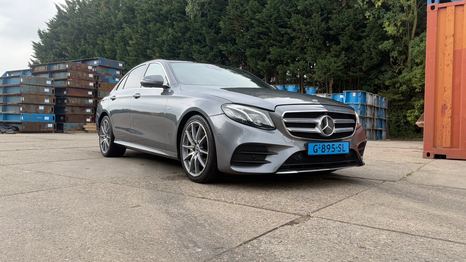 Mercedes-Benz E-Klasse E220 d 194pk 9G-TRONIC 2019 Grijs, Auto's, Automaat, Achterwielaandrijving, 4 cilinders, Origineel Nederlands