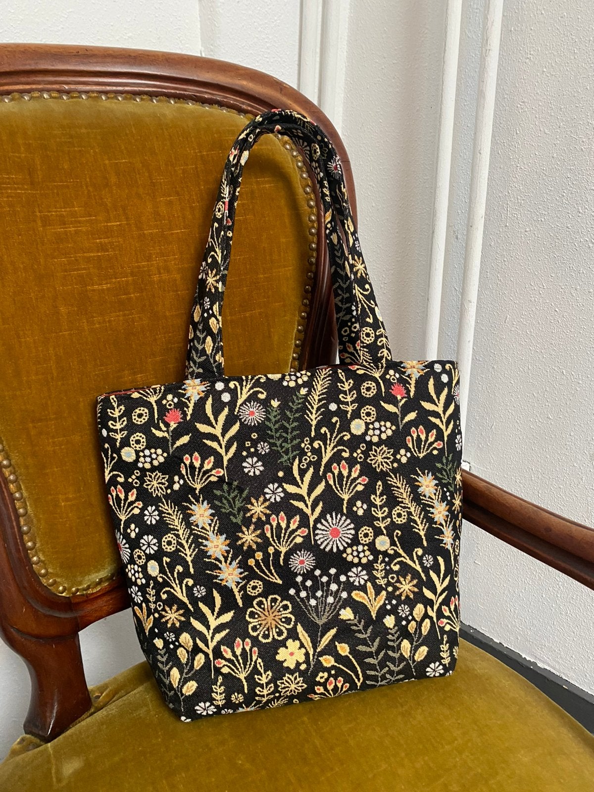 Tote tas gobelin Bosflora handgemaakt, Ophalen of Verzenden, Nieuw