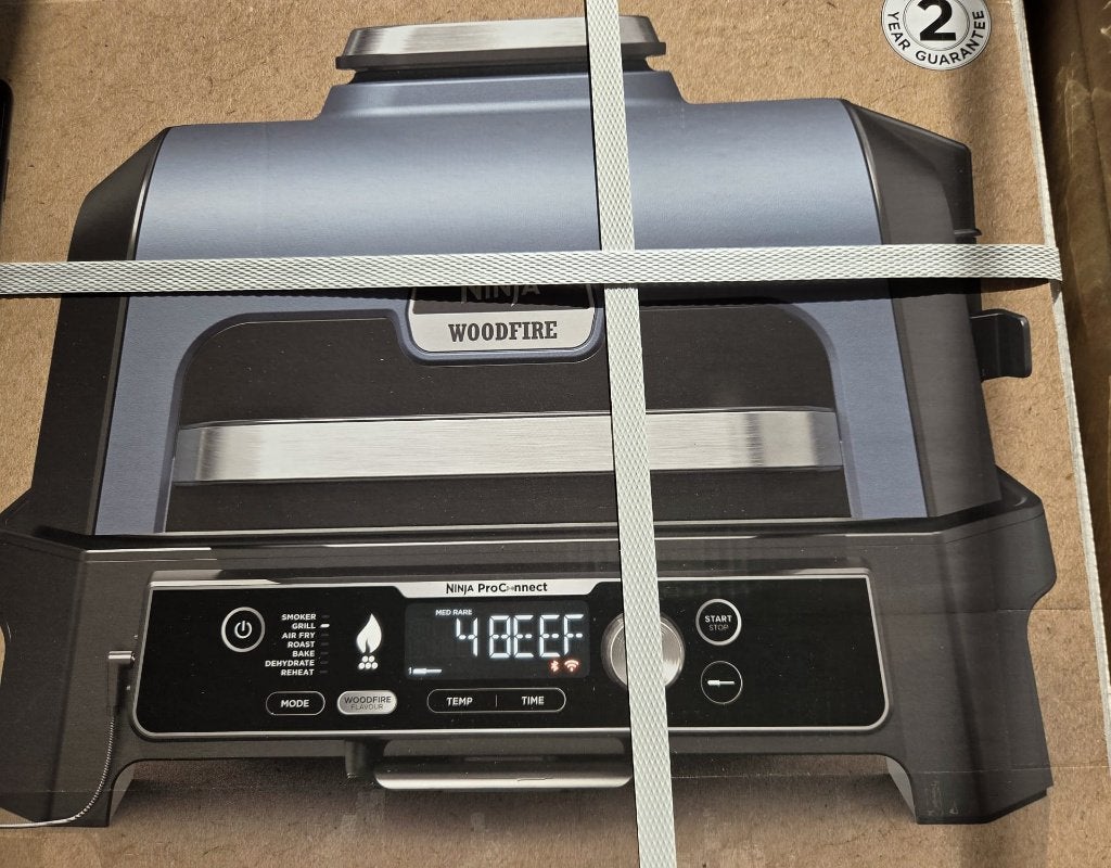 ninja woodfire XL electrische bbq, Ophalen, Nieuw, Overige merken