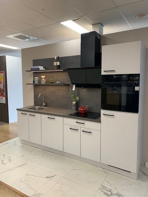 Showroom keuken, Ophalen, Nieuw, 200 cm of meer, Grijs