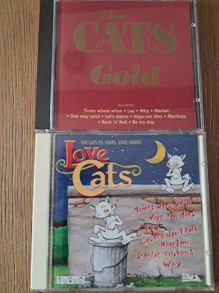 The Cats Gold & Love Cats CD's - Pop Muziek Collectie, Pop, Ophalen of Verzenden, Zo goed als nieuw, Verzamelalbum