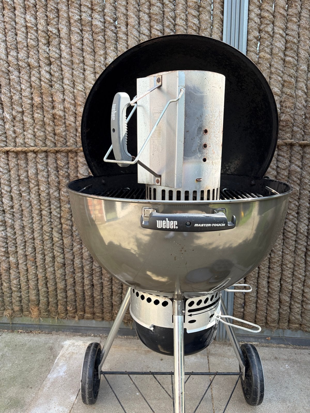Weber Master-Touch GBS barbecue met accessoires, Ophalen, Gebruikt