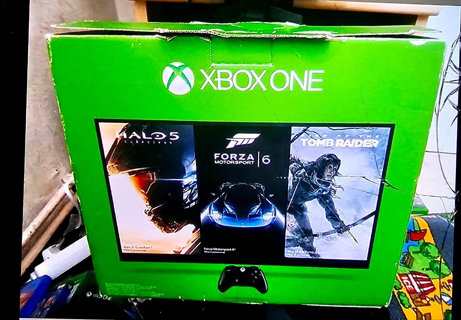 Xbox One bundel met games, controller en racestuur, Spelcomputers en Games, Gebruikt, Vanaf 18 jaar, Overige genres, Ophalen of Verzenden