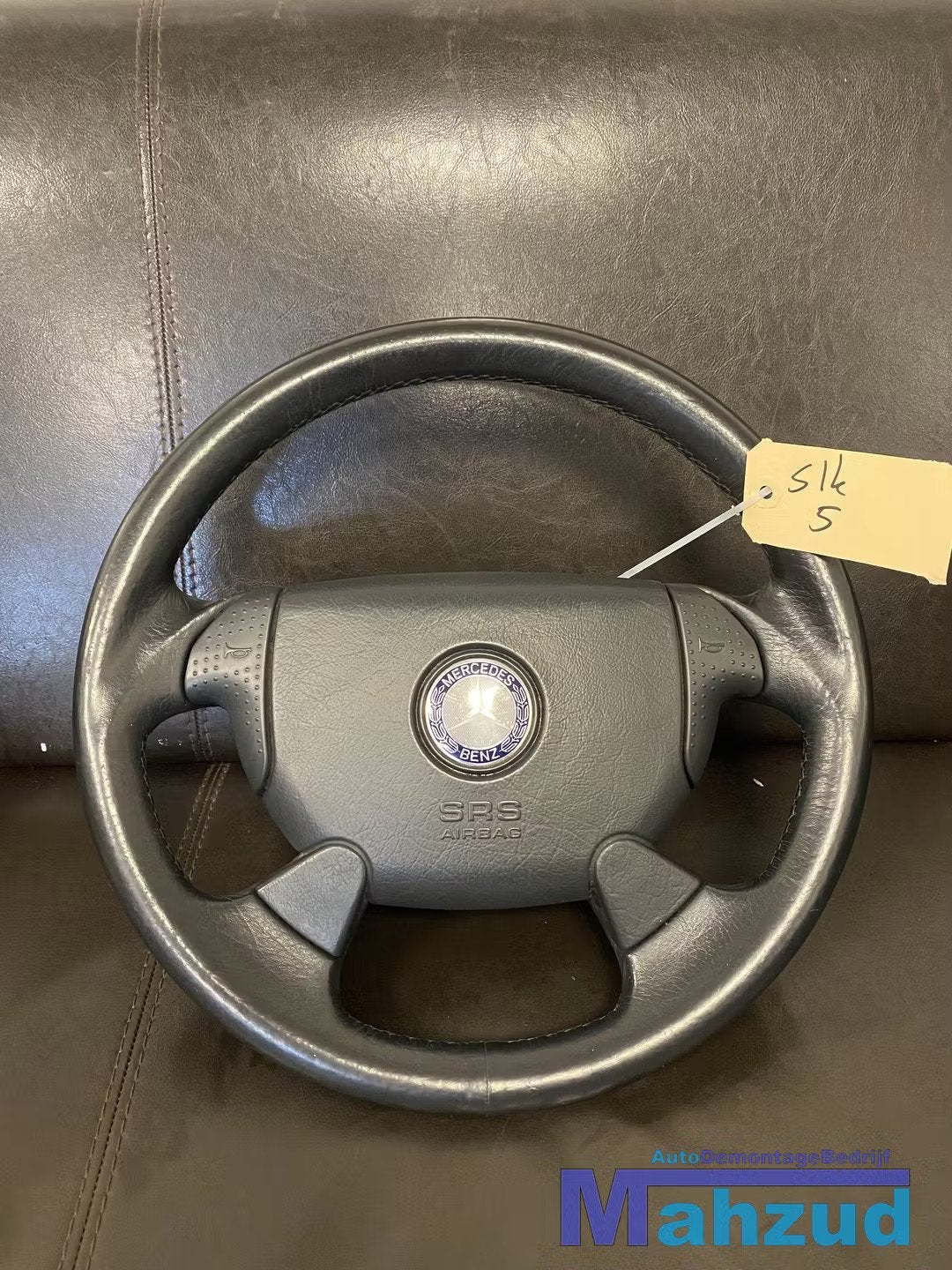 MERCEDES SLK R170 W208 CLK Stuurwiel zwart stuur leer airbag, Gebruikt, Mercedes-Benz AG, Mercedes-Benz, Ophalen of Verzenden