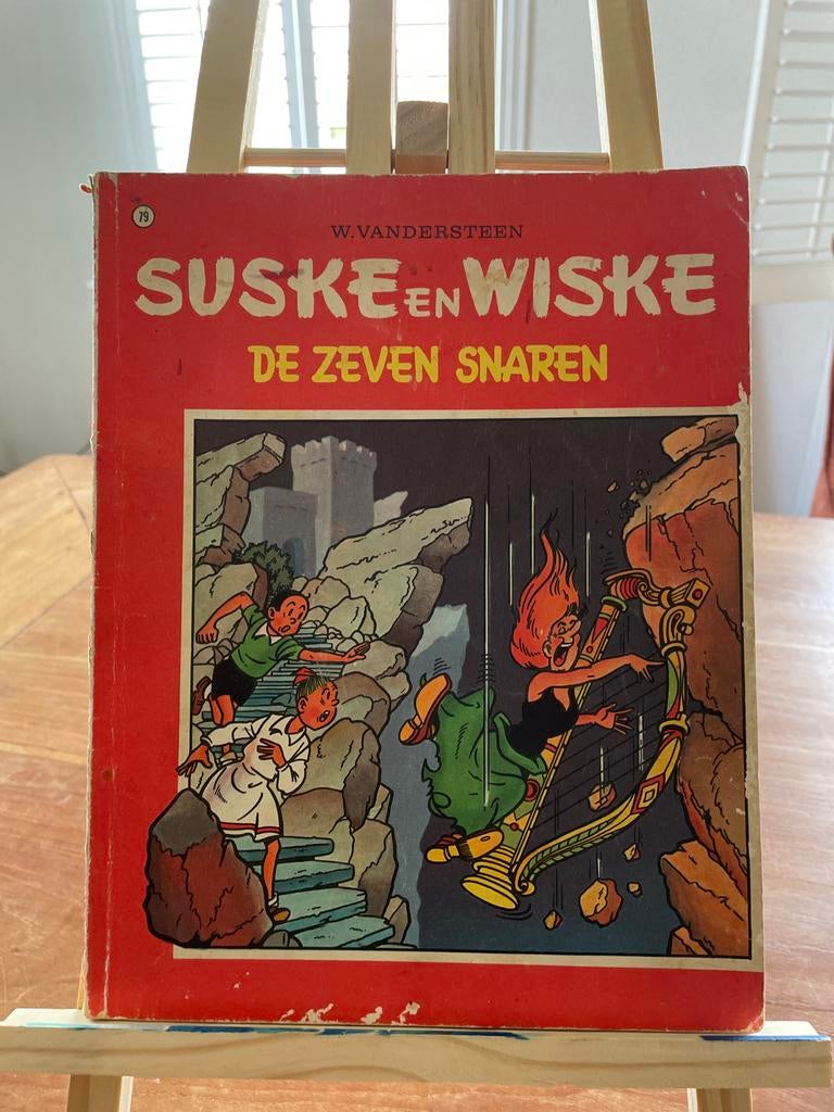 Suske en Wiske - De Zeven Snaren (1968), Eén stripboek, Ophalen of Verzenden, Gelezen