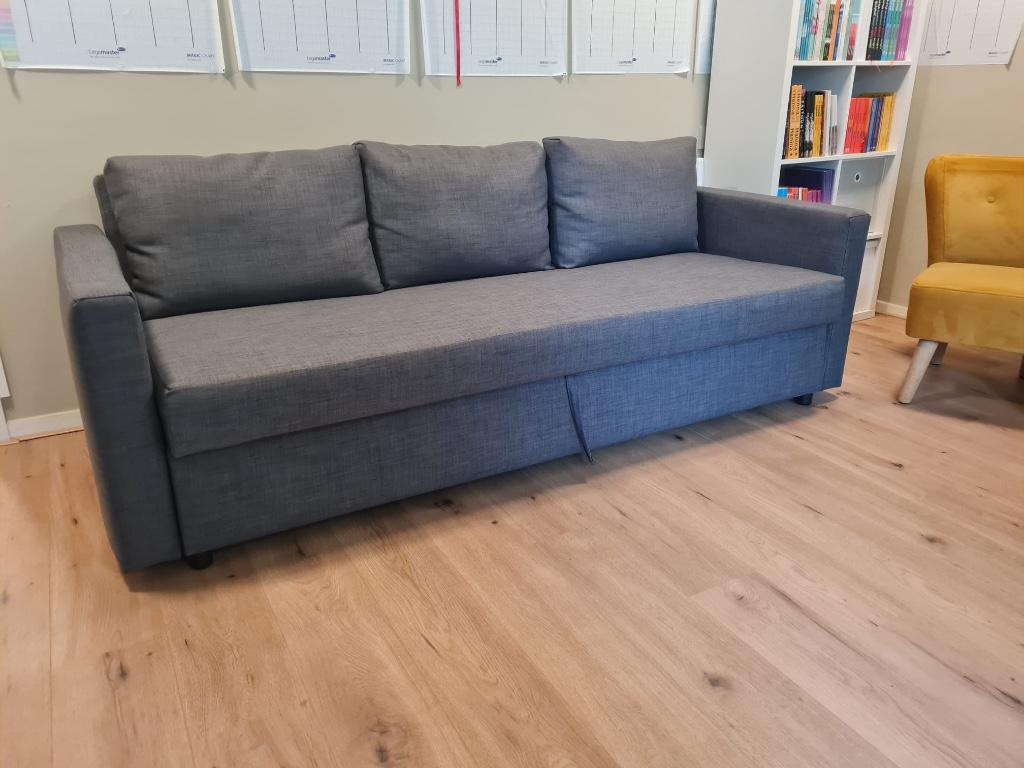 Slaapbank Bank Friheten Ikea 3 persoons, Huis en Inrichting, Banken | Bankstellen, Ophalen, 250 tot 300 cm, 100 tot 125 cm, Driepersoons