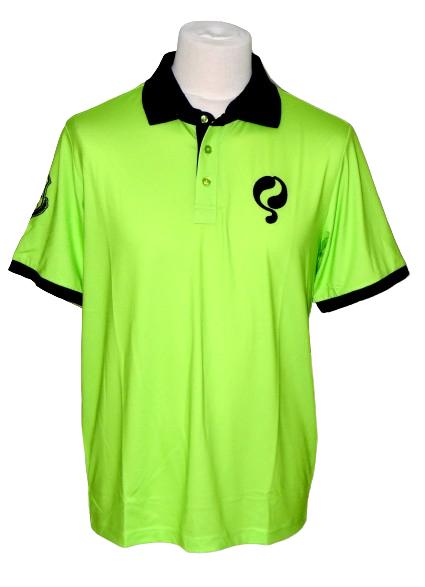 Nieuwe Quick 1905 GOLF heren polo, groen-geel/blauw, Mt. L, Verzenden, Nieuw, Kleding, Overige merken