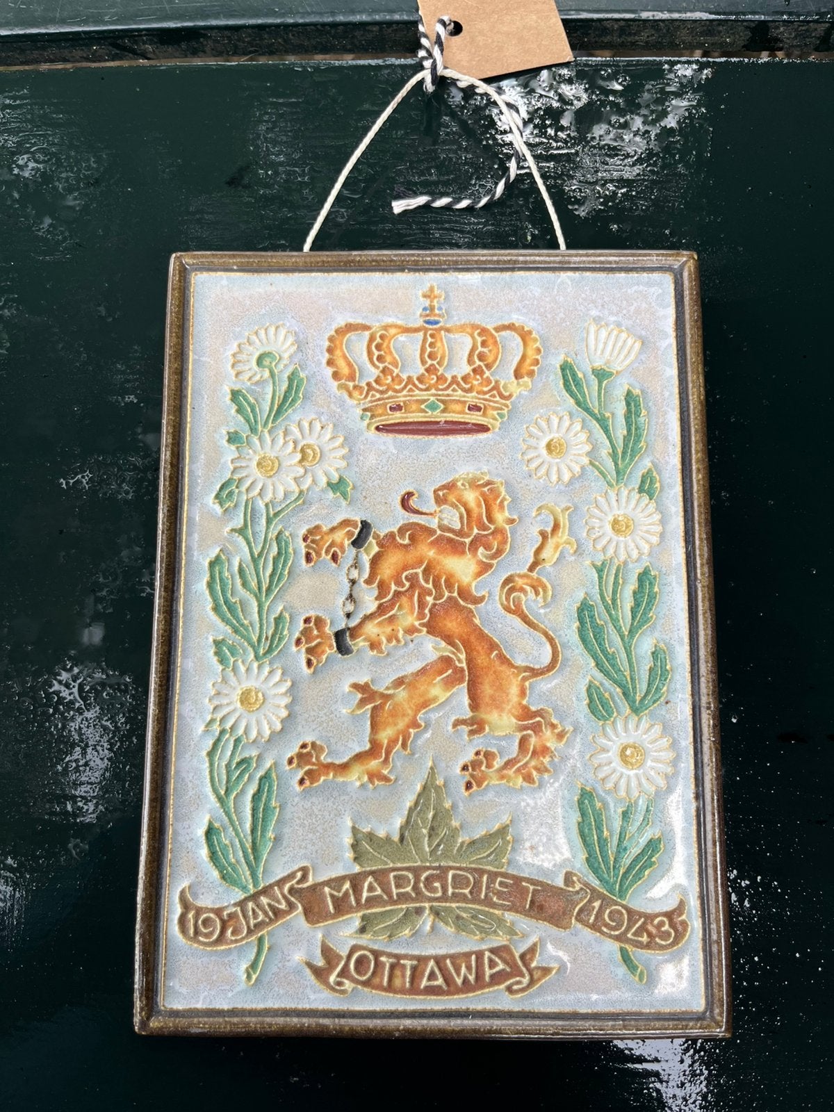 geboortegel prinses Margriet, Ophalen of Verzenden, Kaart, Foto of Prent