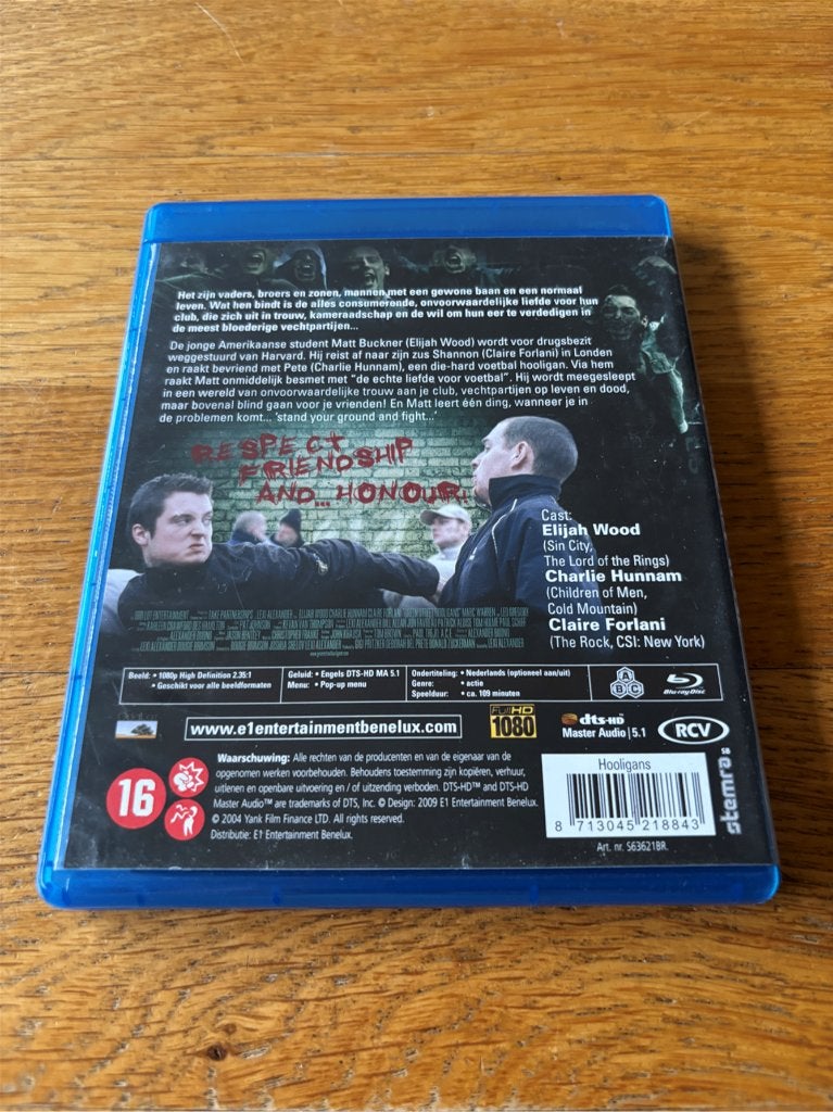 Blu-ray Hooligans 1 en 2 - NL-Uitgaves, Cd's en Dvd's, Blu-ray, Vanaf 16 jaar, Nederlands, Film, Actie