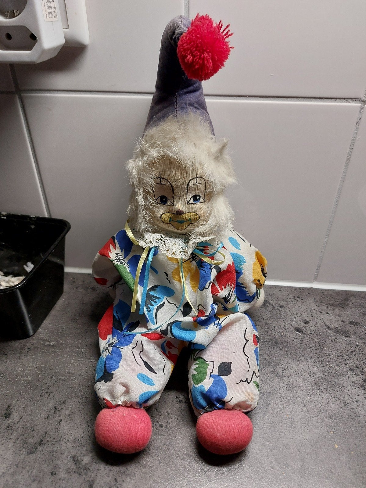 Vintage Clown Pop - Uniek item voor de verzamelaar, Ophalen of Verzenden, Gebruikt, Pop