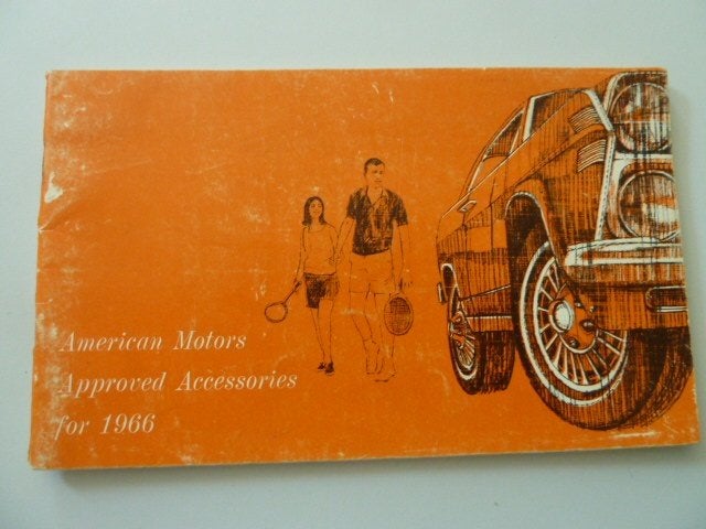 1966 AMC Accessories Brochure USA, Ophalen of Verzenden, Gelezen, Overige merken