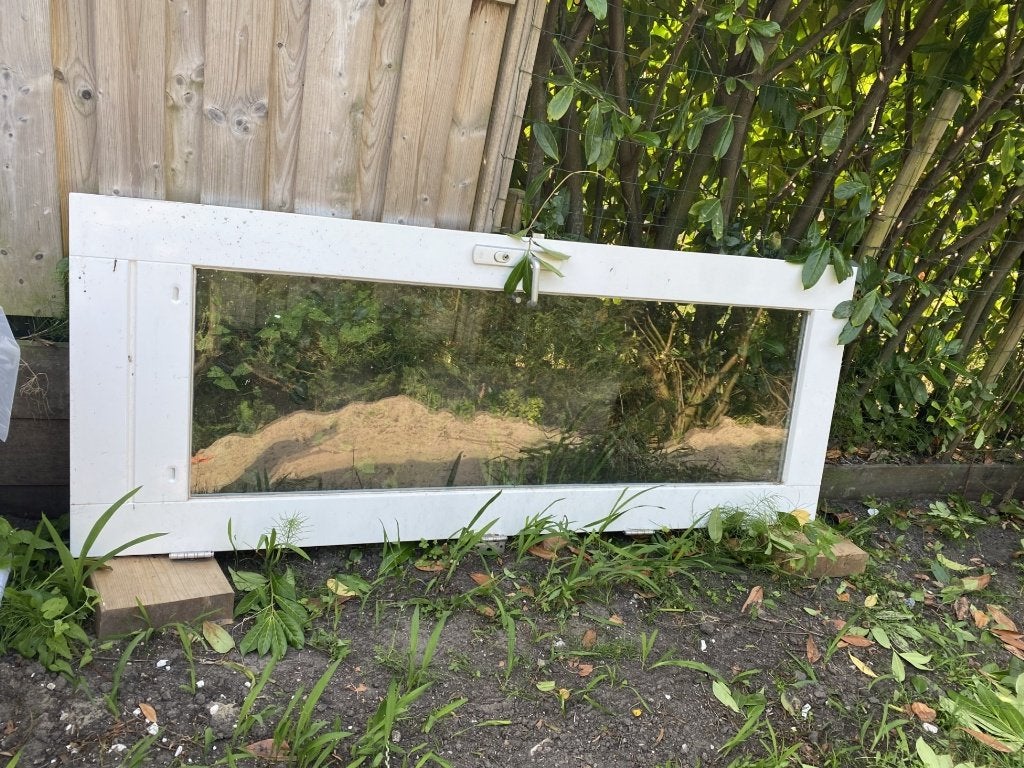 Gratis af te halen houten buitendeur (82cm x 211,5cm), Ophalen, Gebruikt, 80 tot 100 cm, Buitendeur