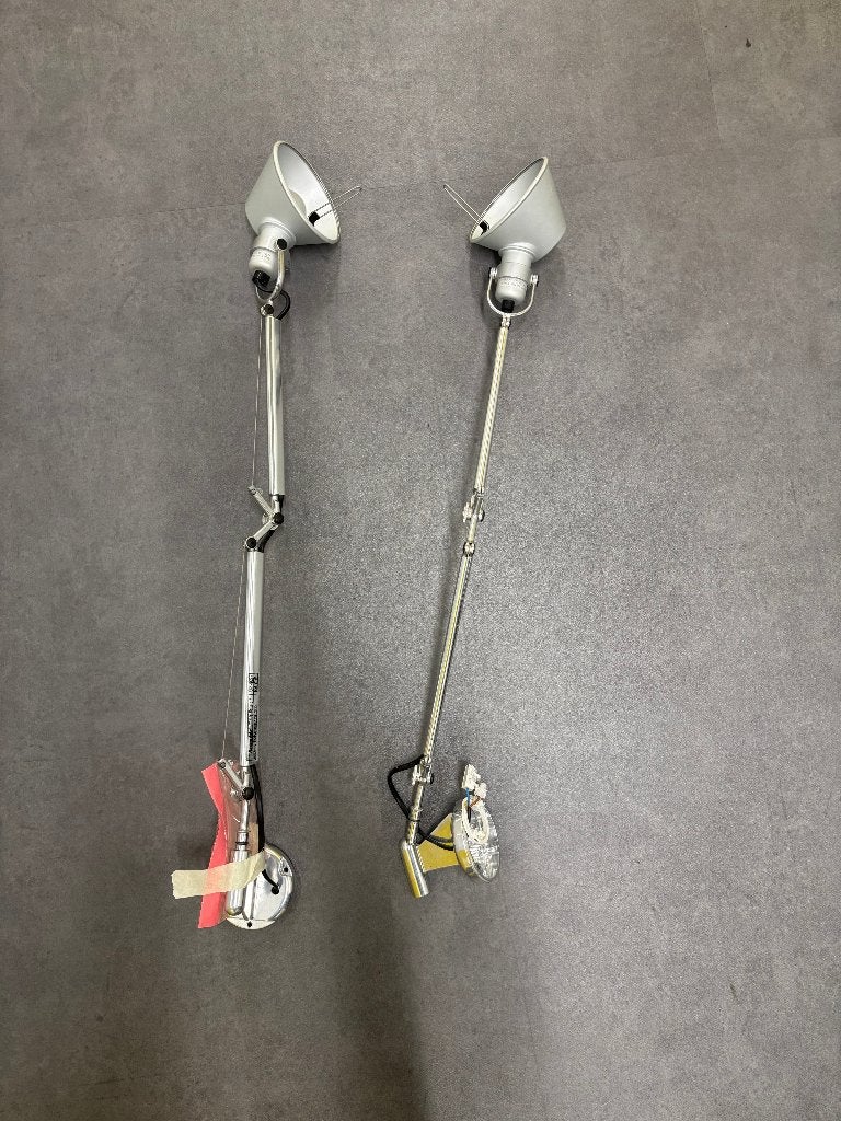 Artemide Tolomeo Micro wandlampen  2 stuks, Huis en Inrichting, Lampen | Wandlampen, Ophalen, Gebruikt, Metaal