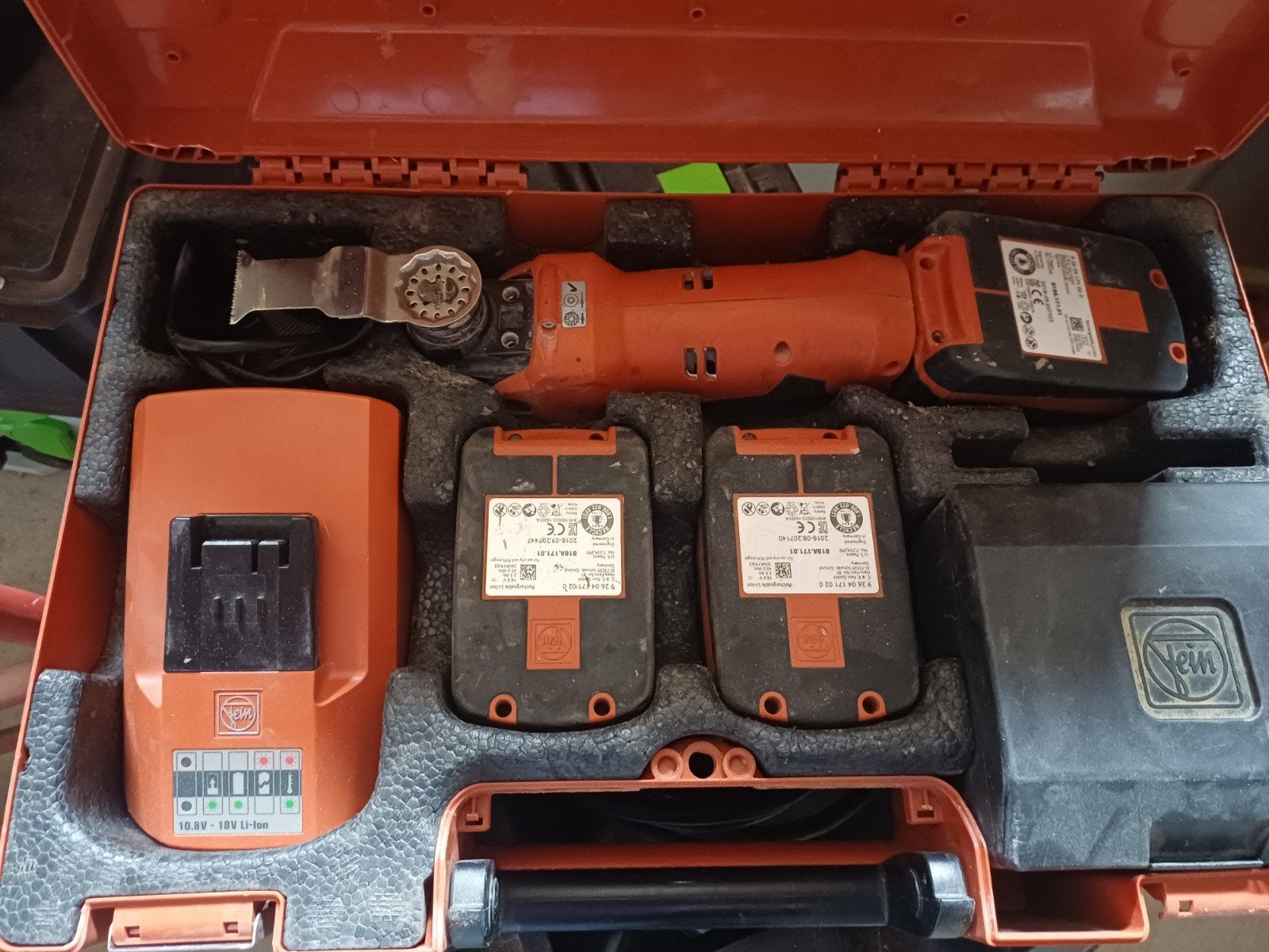 multitool fein inclusief lader en 3 accus, Ophalen, Zo goed als nieuw, Overige typen