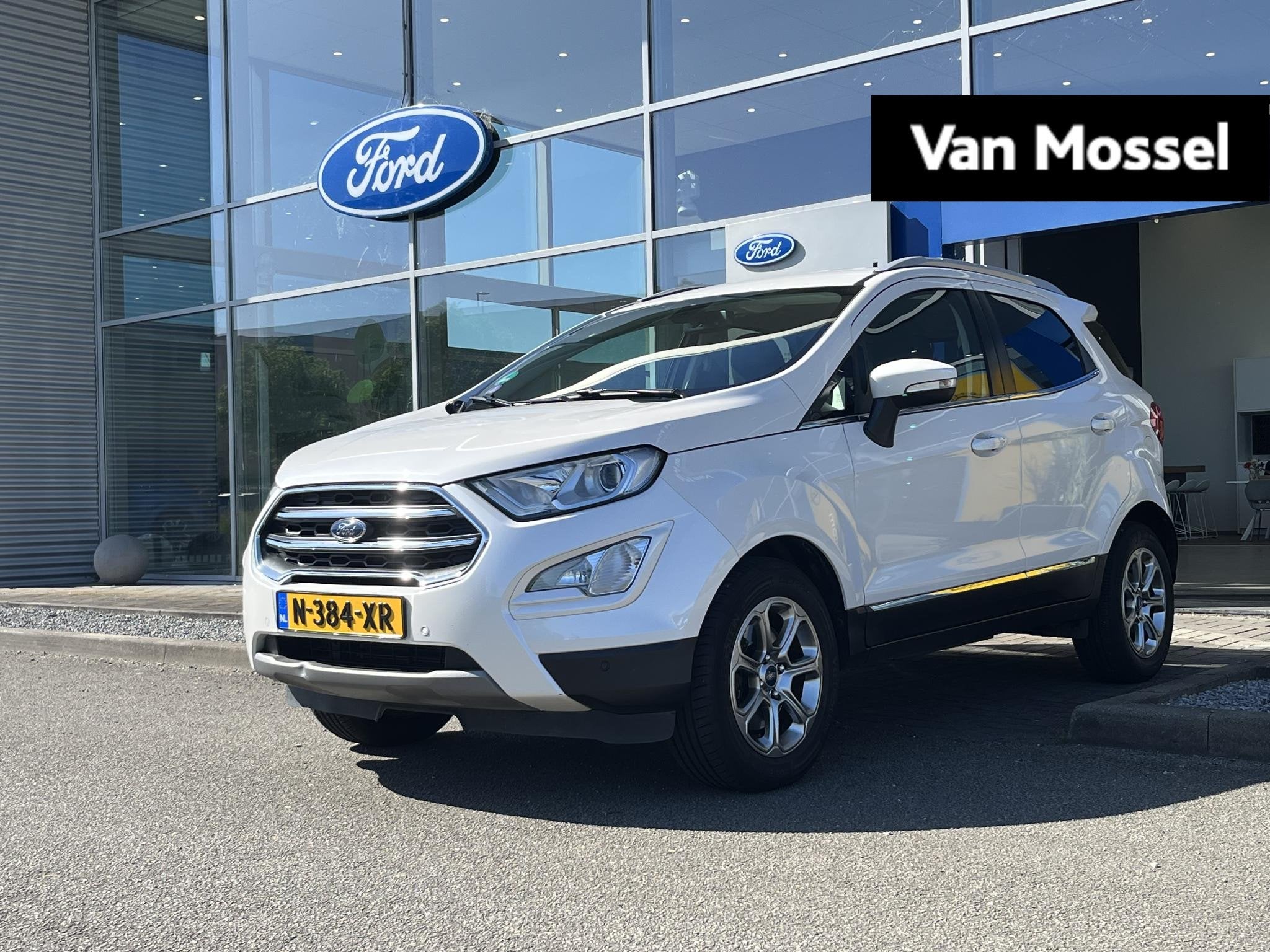 Ford EcoSport 1.0 EcoBoost Titanium | Climate Control | Crui, Auto's, 125 pk, Gebruikt, Ecosport, Leder en Stof