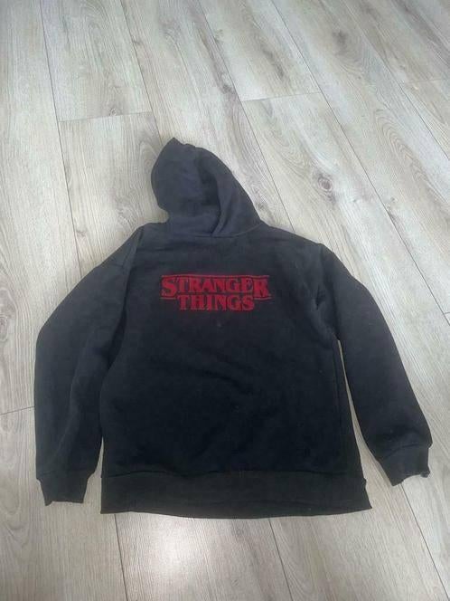 Stranger things hoodie s zwart zwarte trui sweater, Verzenden, Gedragen, Maat 36 (S), Zwart
