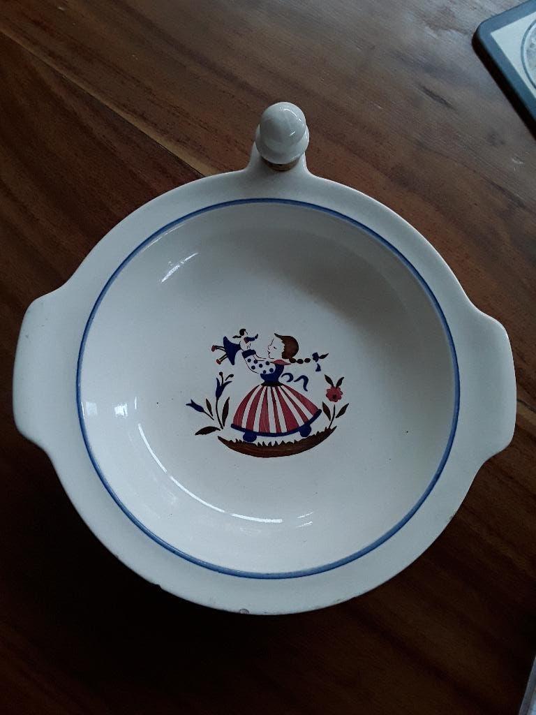 vintage warmhoudbordje. Made in Germany. DRGM, Antiek en Kunst, Ophalen of Verzenden