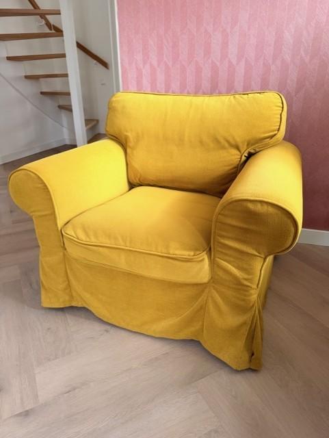 Ektorp stoel fauteuil, Ophalen, Zo goed als nieuw, 75 tot 100 cm, 75 tot 100 cm