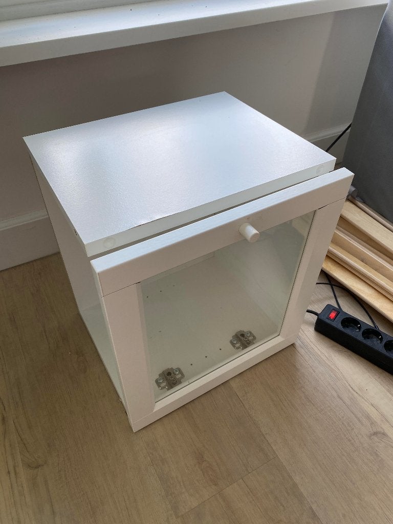 ikea Billy extension with glass door, Ophalen, Minder dan 50 cm, Zo goed als nieuw, Minder dan 100 cm