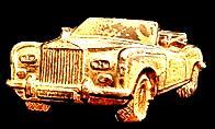 Rolls Royce pin open model pin- goudkleurig, Verzenden, Nieuw, Transport, Speldje of Pin
