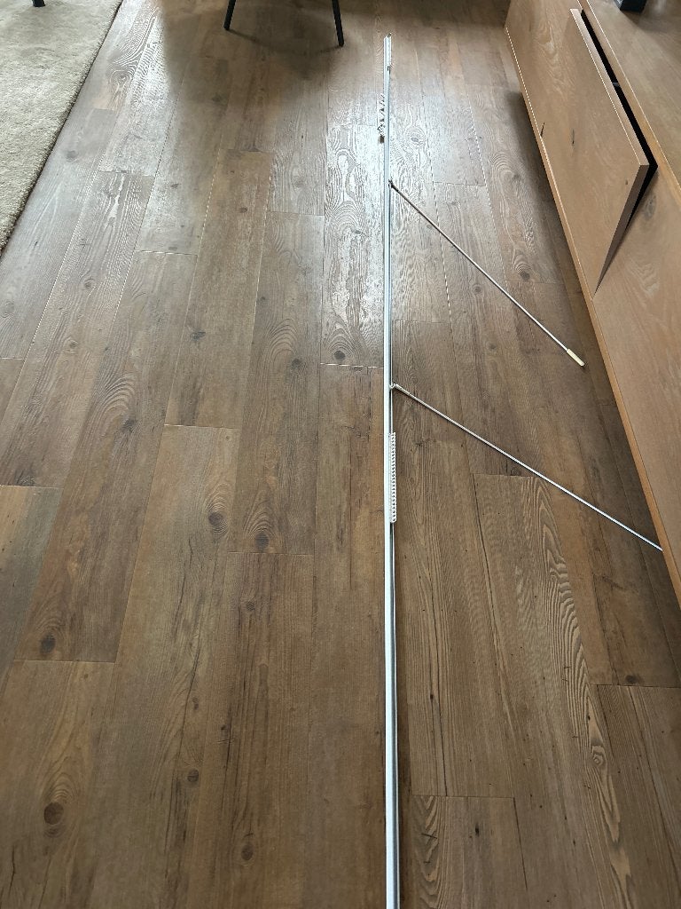 Gordijnrail 400 cm, Ophalen, Overige materialen, 400 cm, Gebruikt